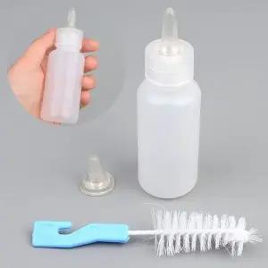 애완동물 음료 보틀 강아지 고양이 수유용 실리콘 젖병 소형 반려동물