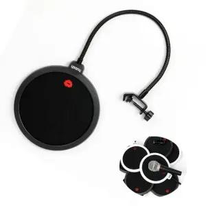 녹음작업 녹음작업 매쉬 마이크소품 블랙 팝필터 PFI1 (WFK9LSX)