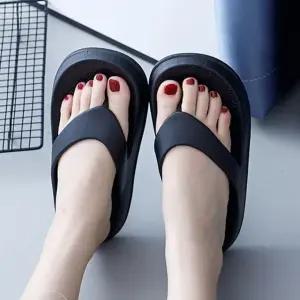 여성 슬리퍼 고무슬리퍼 여름 베이직 2컬러 플립플랍 쪼리 (WFJSRBG)