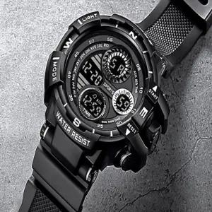 남성 디지털 ASVINDA Black 스포츠 손목시계 C00B0S (WFK99OP)