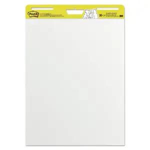 포스트잇 슈퍼 스티키 이젤 패드 25인치 x 30인치 흰색 화이트 30매/패드 대형 프리미엄 셀프 스틱 플립