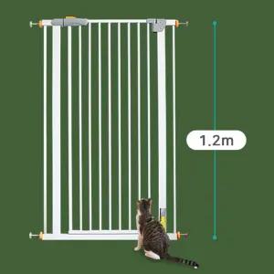 대형 롱 안전문 실내 동물 고양이 측면 연장 방묘문