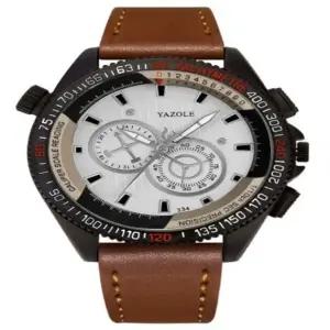 남성 아날로그 YAZOLE Dial Watch 손목시계_334 (WFK906W)