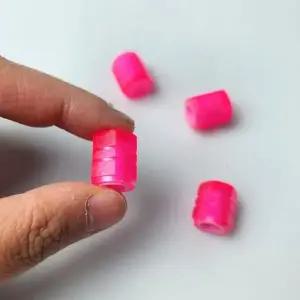 자동차 타이어 야광 밸브캡 핑크 4P (WFK9A50)