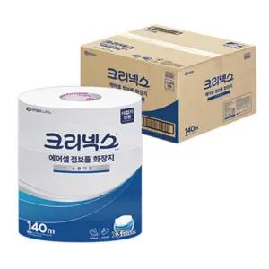크리넥스 에어셀 집들이 사무실 가정 1겹 점보롤 화장지 스탠다드 140m 4개 3개입