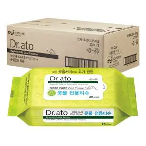 닥터아토 콧물 대용량 휴대용 전용티슈 휴대형 60g 20매 36개