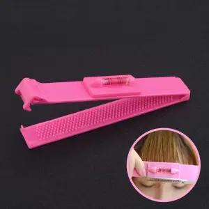 앞머리 커트 수평 집게 앞머리커트 앞머리정리가이드 셀프앞머리자르기