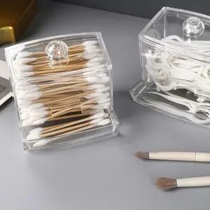 면봉통 화장솜 케이스 투명 투명면봉케이스 투명화장솜케이스