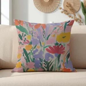 모던 인테리어 린넨 쿠션커버 30x30 30x50 40x40 45x45 50x50  꽃팝아트 Edition 2511