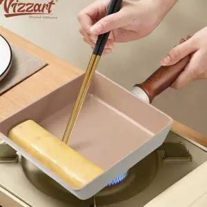 ih 계란말이 팬 직사각형 IH 프라이팬 사각 계란말이 팬 인덕션 코팅 주방 용품 캠핑 도구 조리