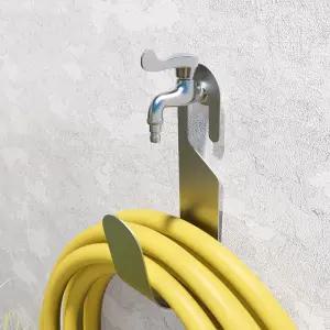 수도꼭지 호스 걸이 정원 물호스 보관 정리대 거치대 고리 행거