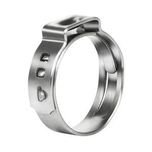 싱글 이어 클립 무단 호스 스테인레스 파이프 클램프 스틸 조정 핀치 304 6MM 31 50PCS 가능한