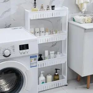 선반 이동식 12770 얇은 DD 수납장 틈새장 틈새 4단 (WFK92UU)