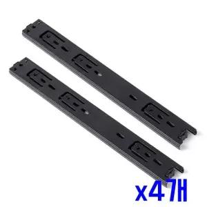3단 슬라이드 서랍 다용도 레일(좌우1조) (24cm) x4개