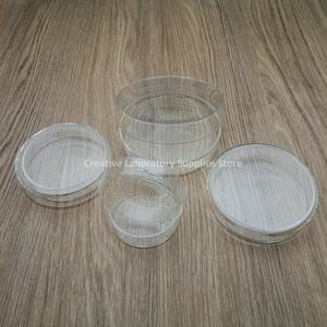 실험실 35mm  200mm 유리 셀 박테리아 배양 접시 고온 방지 생물학적 페트리 용기
