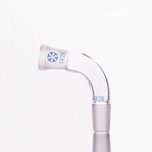 FAPE 105도 엘보 암 1926 수 표준 입 튜브 반투명 꼬리 붕규산 유리