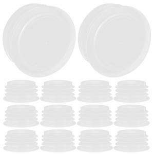 100 Pcs 병 마개 구멍 플러그 소금 셰이커 엔드 캡 비커 플라스크 실험실 유리 용 교체