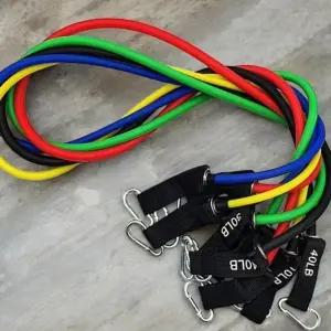 L19 홈트 튜빙밴드 5종세트 저항 운동용 홈트레이닝