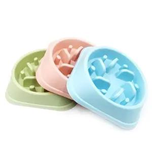 슬로우푸드 반려동물 식기 네모형 식사그릇 역류방지 전문 사료그릇 (WFK9QBB)