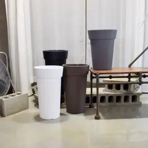 대형 플라스틱 화분 롱화분 긴원형 30x53cm (WFKADM4)