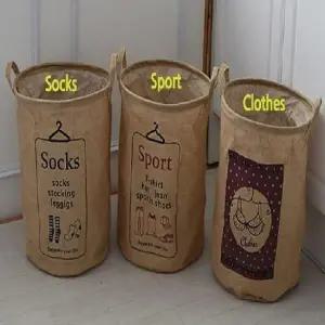 S 빈티지 빨래 분리수거함 3종 택1 빨래바구니 (WFKADWU)