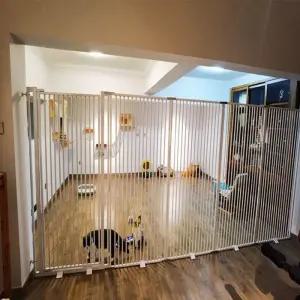 애완동물 칸막이울타리펜스 안전문 견사 가드레일 애견