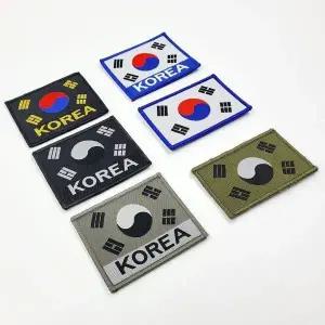 ROKA 밀리터리 대한민국 태극기 자수 와펜 (WFKA05I)