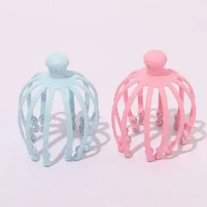 두피 케어 머리 지압 실리콘 두피 안마기 마사지기 랜덤 (WFKAEM9)