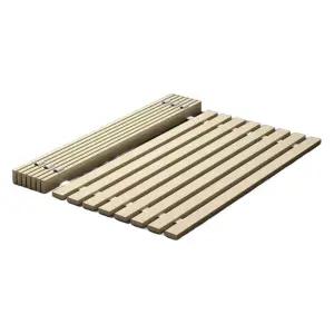 롤 침대 원목 프레임 틈새 저상형 베드 침대깔판