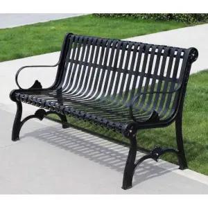 야외 철제벤치 2인용 긴의자 카페 야외벤치 라운지