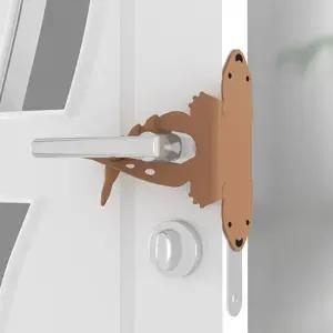 방문 도어락 닫힘 소리방지 실리콘 커버 문쾅 방지 소음 충격 보호