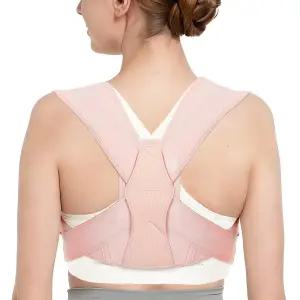 남성 및 여성용 바이코렉트 조절 가능한 상부 허리 보조기 - 목 어깨 를 위한 쇄골 지지대가 있는 자세