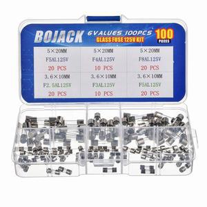 [미국배송] BOJACK 크리스마스 라이트 퓨즈 키트 3.6X10MM 미니 125V 2.5A 3A 5A 및 5X20MM 4A 8A 앰프 라이트용