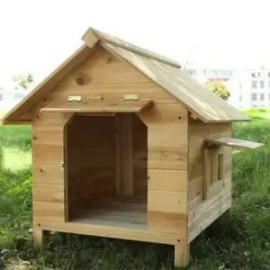 마당 견사 대형견 전원주택 정원 야외 진돗개 나무집