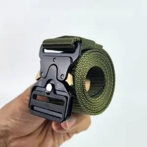 코브라 벨트 원터치 택티컬 전술 금속버클 허리띠 (WFKA13W)