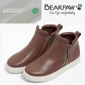 [롯데백화점]베어파우 [여성] DAISY 데이지 소가죽 지퍼 밴딩 5.5CM 앵클 부츠 브라운 3522058