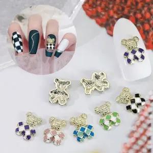 고품질 네일아트 곰돌이체크파츠 곰돌이스톤 케릭터 체크 (WFKAN7N)