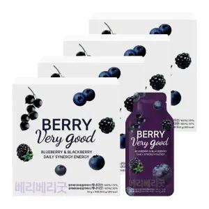 베리베리굿 켈리베리 유기농 블랙베리+블루베리 50gX10포X4박스