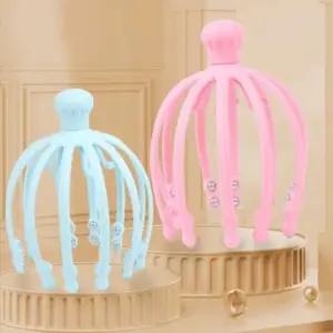 360도회전 문어발 두피 머리 지압 안마기 마사지기 랜덤 (WFKAEMB)