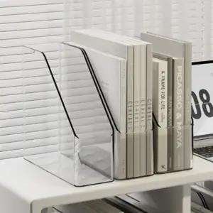 아크릴 스탠딩 책꽂이 투명 미니 파일함 (WFKAY9N)