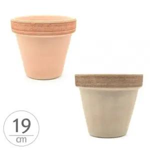 이탈리아 토분.바소 기본형 소보로 E19 19x17cm 소보로 VG(그레이) (WFKAF07)