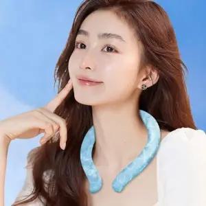 얼음 냉감 아이스 블루 넥 쿨러 밴드 여름 쿨링 골프 (WFKB01U)