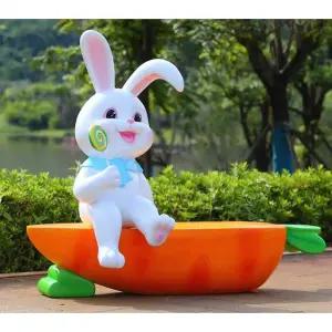 야외 의자 포토존 레저 스툴 정원 공룡 의자 유치원