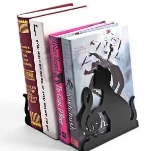 [하프클럽/]2p 북 스탠드 철제 책상위 책꽂이 데스크 북엔드