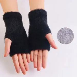 [하프클럽/]겨울 털토시 여성 손따뜻한 핸드워머 방한 장갑
