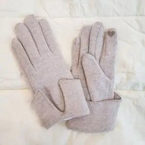 [하프클럽/]겨울 여성 장갑 울 밍크 터치 보온 베이지
