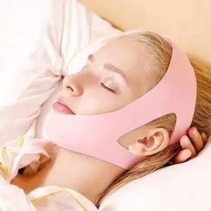 브이라인 입벌림방지 턱살 처진살 수면 얼굴 밴드 (WFKB0BQ)