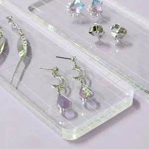 [하프클럽/]아크릴 스탬프 블록 16x6cm 디피 진열대 전시대 다꾸