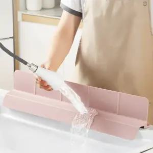 처마형 실리콘 싱크대 물막이 설거지 야채준비 물튀김받지 흡착형 물받이 워터펜스 가드 막이 튐방지