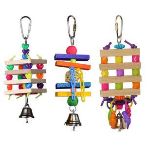 슈퍼 버드 크리에이션 SB50012 발사 용 새 모음 앵무새 잉꼬 코카티엘을 위한 자극적인 나무 작은 새를